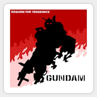 Gundam Requiem For Vengeance Silhouette Sticker